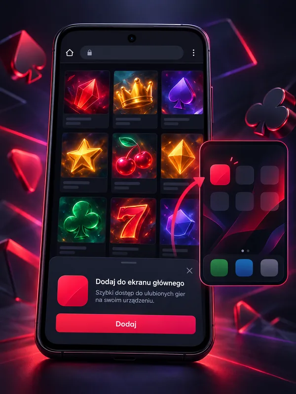 Instalacja Vavada PWA na Androidzie: okno Dodaj do ekranu głównego w przeglądarce Chrome